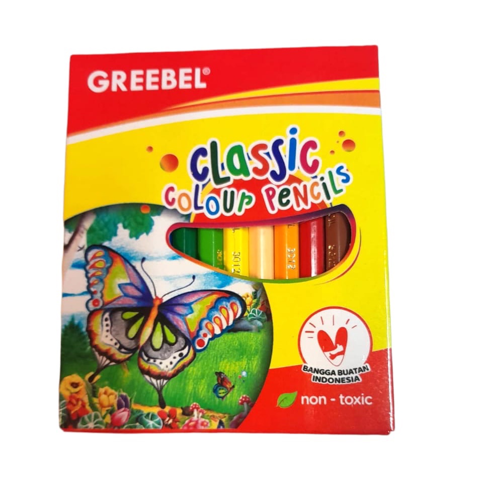 

Pensil Warna GREEBEL 12 Pendek Classic
