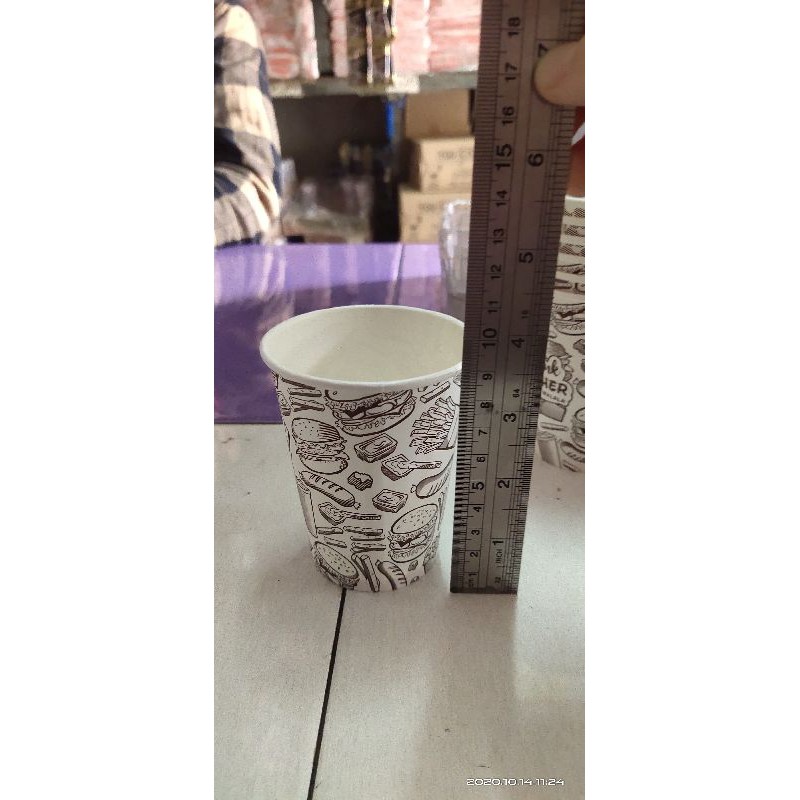 GELAS PAPER CUP 8 OZ.SEPACK 50 PCS