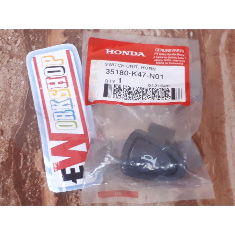 SAKLAR TOMBOL KLAKSON BLADE FI Asli Honda 35180K47N01