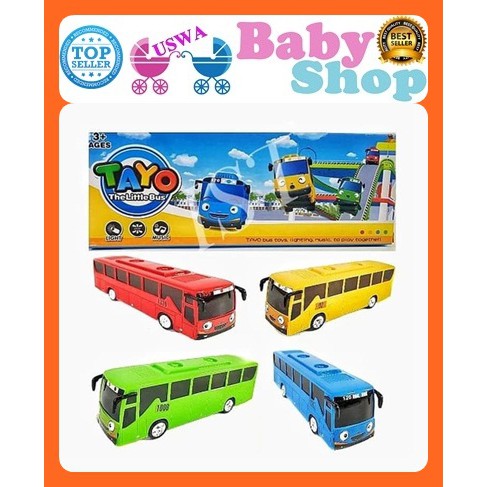 MOBIL BUS TAYO MOBIL MOBILAN BERJALAN ADA LAMPU DAN MUSIKNYA