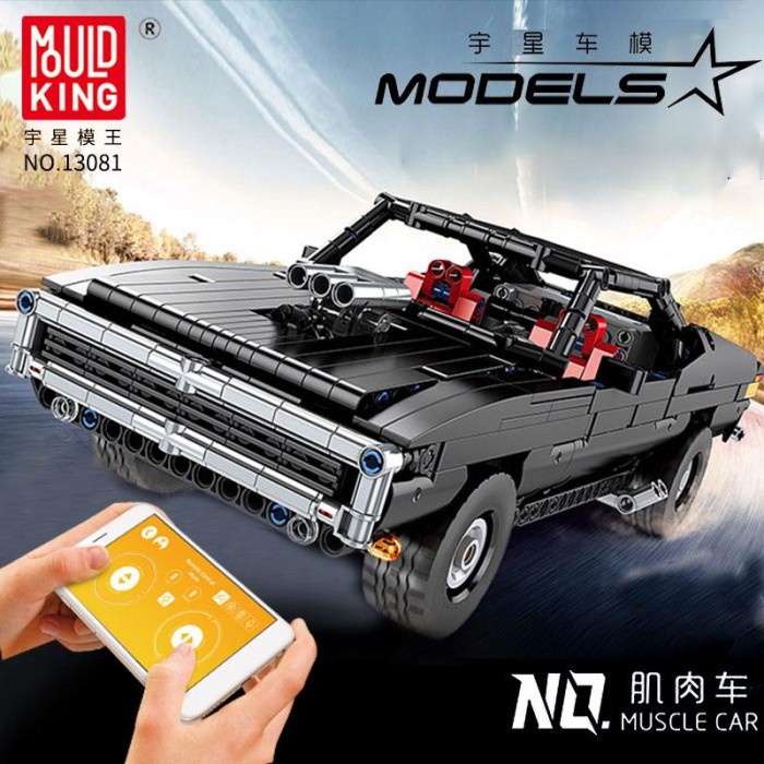 MOULD KING 13081 MUSCLE CAR WITH RC BRICKS