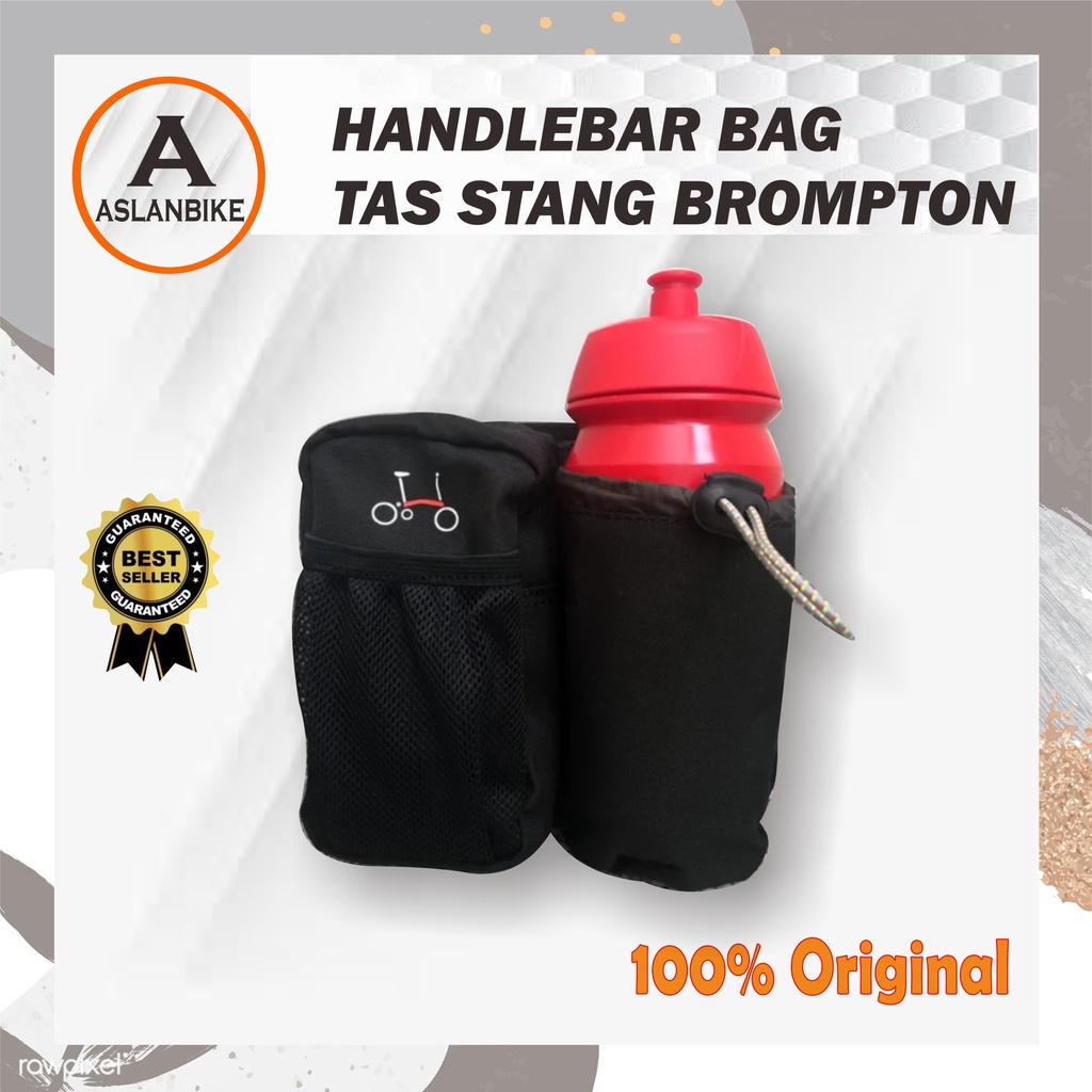 TAS STANG SEPEDA BROMPTON ASLI SEPEDA LIPAT HANDLEBAR BAG. ORIGINAL