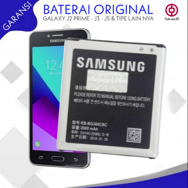 [All tipe] Baterai SAMSUNG GALAXY J2 PRIME/J3/J5/J1/J1 ACE/J1 2016/J2 2015/GALAXY V/Grand prime