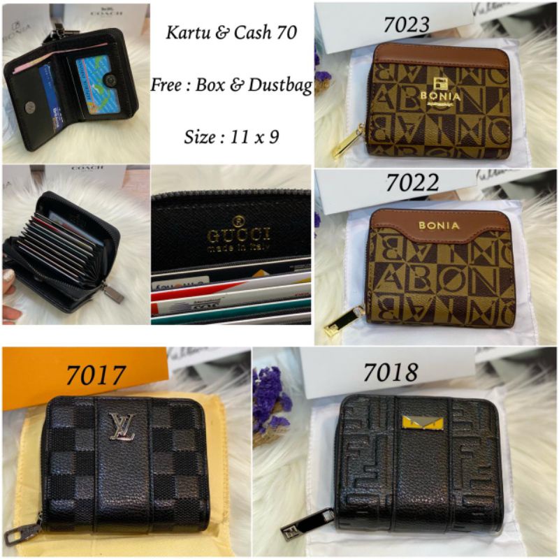 Dompet Card &amp; Cash Import Kode 70