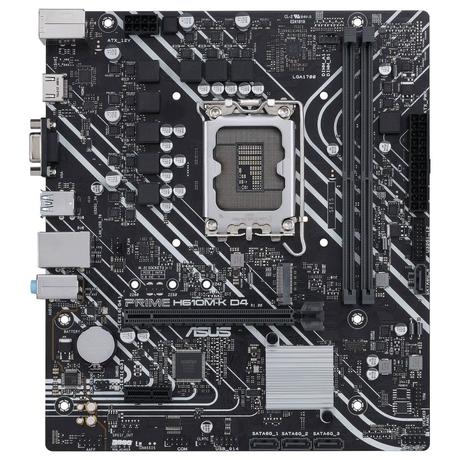 Motherboard ASUS PRIME H610MK D4 Micro ATX H610 DDR4 LGA 1700