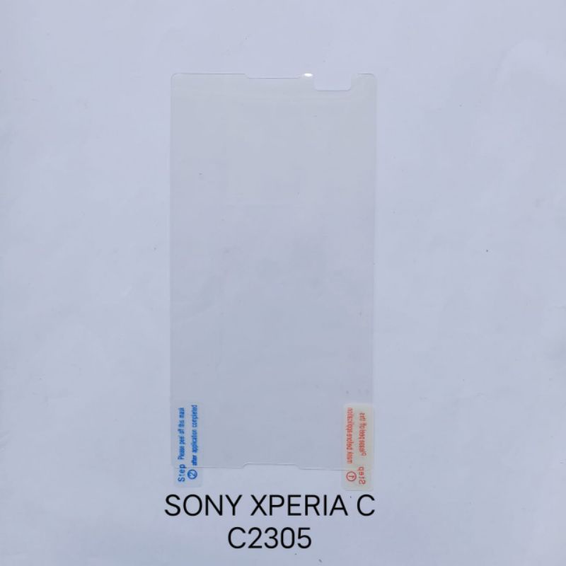 Anti Gores Sony Xperia C C2305 . C5 C5 Ultra E5563 . E1 / E1 dual D2105 . E3 / E3 dual D2202 . E4 E4 dual E211K MT6582 . L C2105 . W610 W610i anti bening anti glare screen guard screen protector pelindung layar