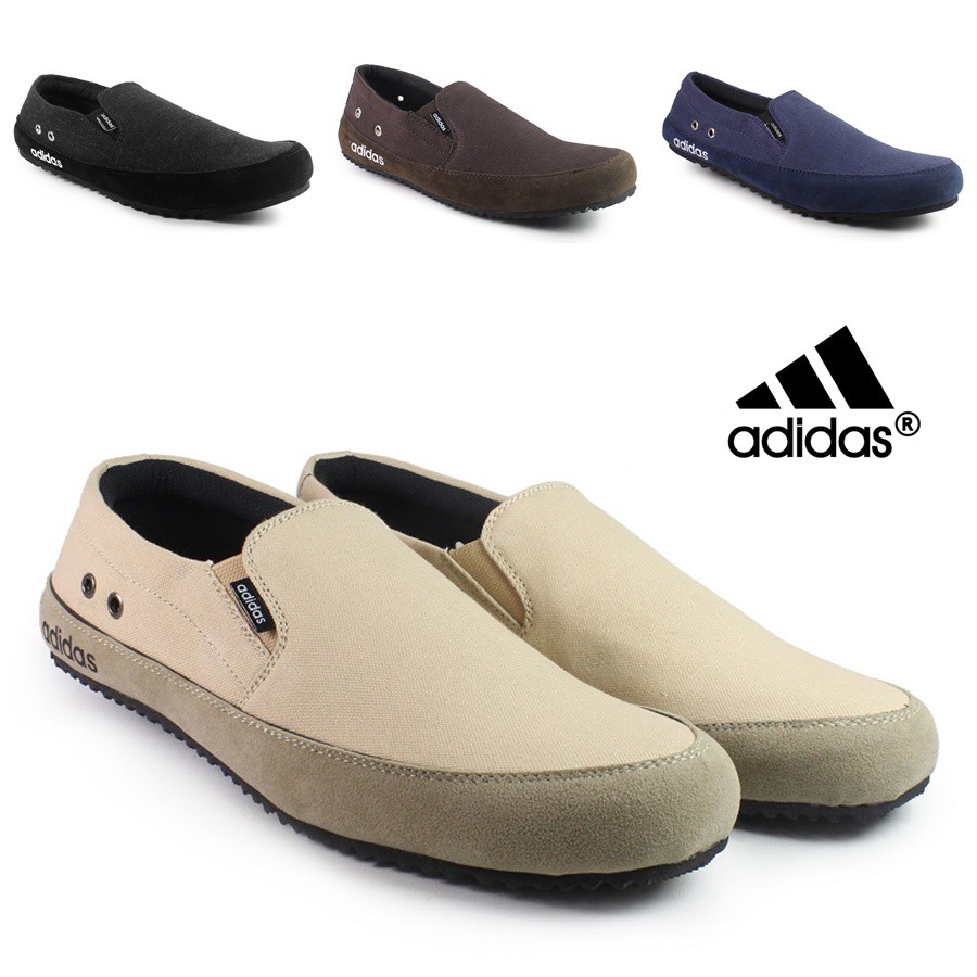 Sepatu Slop Pria Adidas Master Sepatu Kasual Slip On Pria kuliah kerja santai outdoor