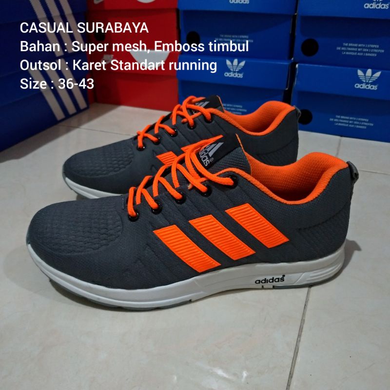 Sepatu Adidas NBA Orange Abu Spesiale