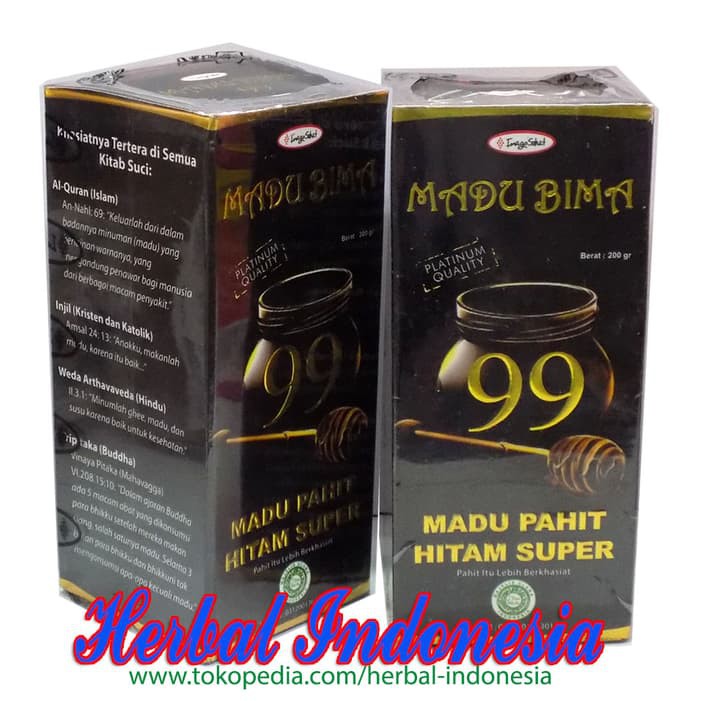 

Madu Bima 99 Madu Pahit Hitam Super - MMD705