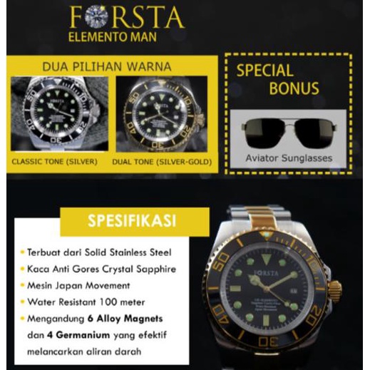 Forsta Elemento Watch - Jam Tangan Forsta Elemnto Original