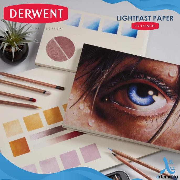 

Buruan Kertas Gambar Derwent 229X305Mm Lightfast Pencil Drawing Paper Pad Hemat