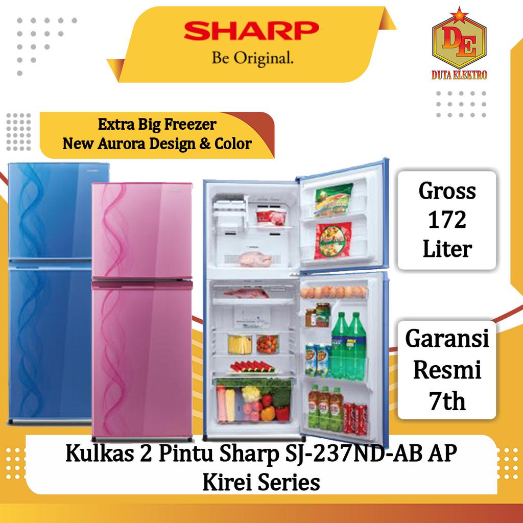 Kulkas 2 Pintu Sharp SJ 237 ND ABAP Kirei Series