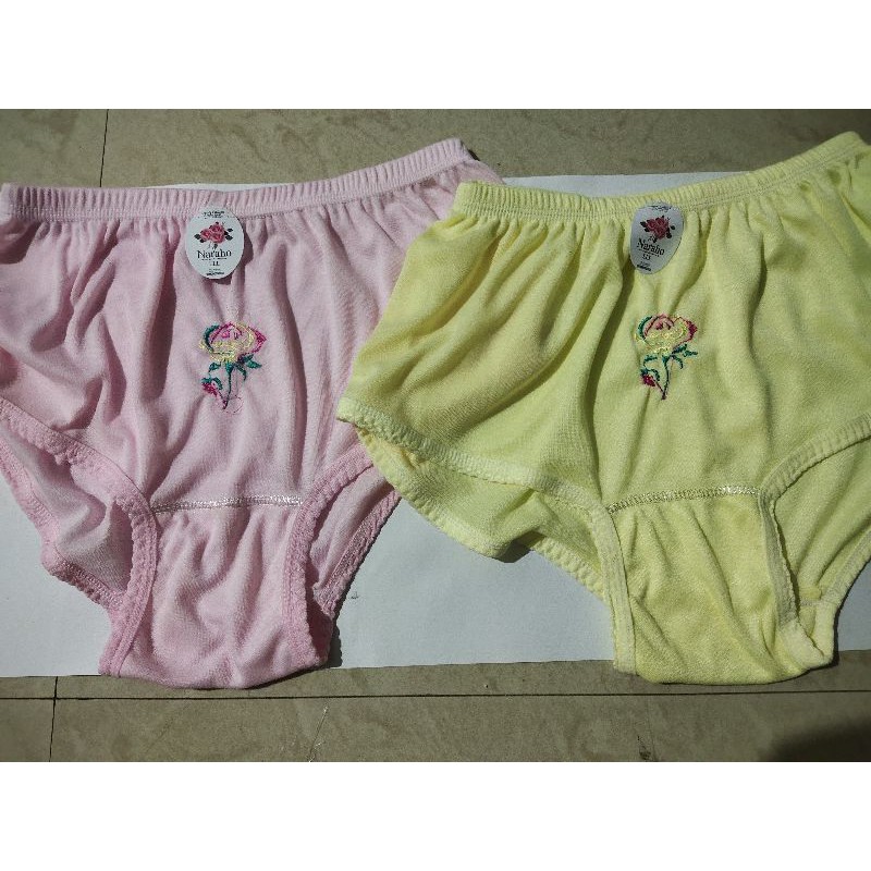 celana dalam Wanita bordir jumbo 1/2 lusin