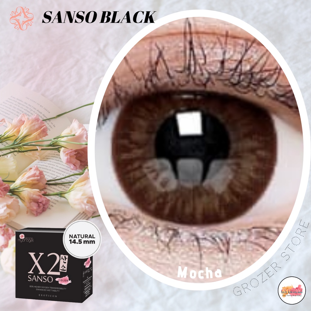 SOFTLENS SANSO BLACK MINUS 0.50 sd 3.00