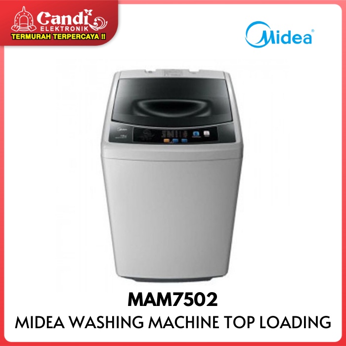 MIDEA Mesin Cuci Top Loading 7,5 Kg MAM7502