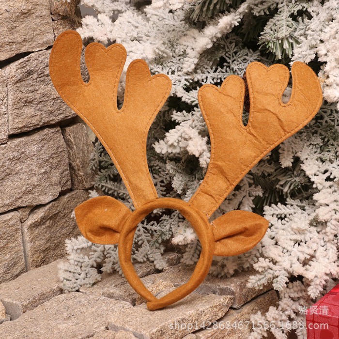 XDHB bando rusa natal christmas headband deer aksesoris rambut