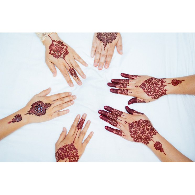 Vinztstore -Pacar Kuku Halal Neha Henna Hena Neha Pacar Kuku Arab BPOM Temporary Hand Painting