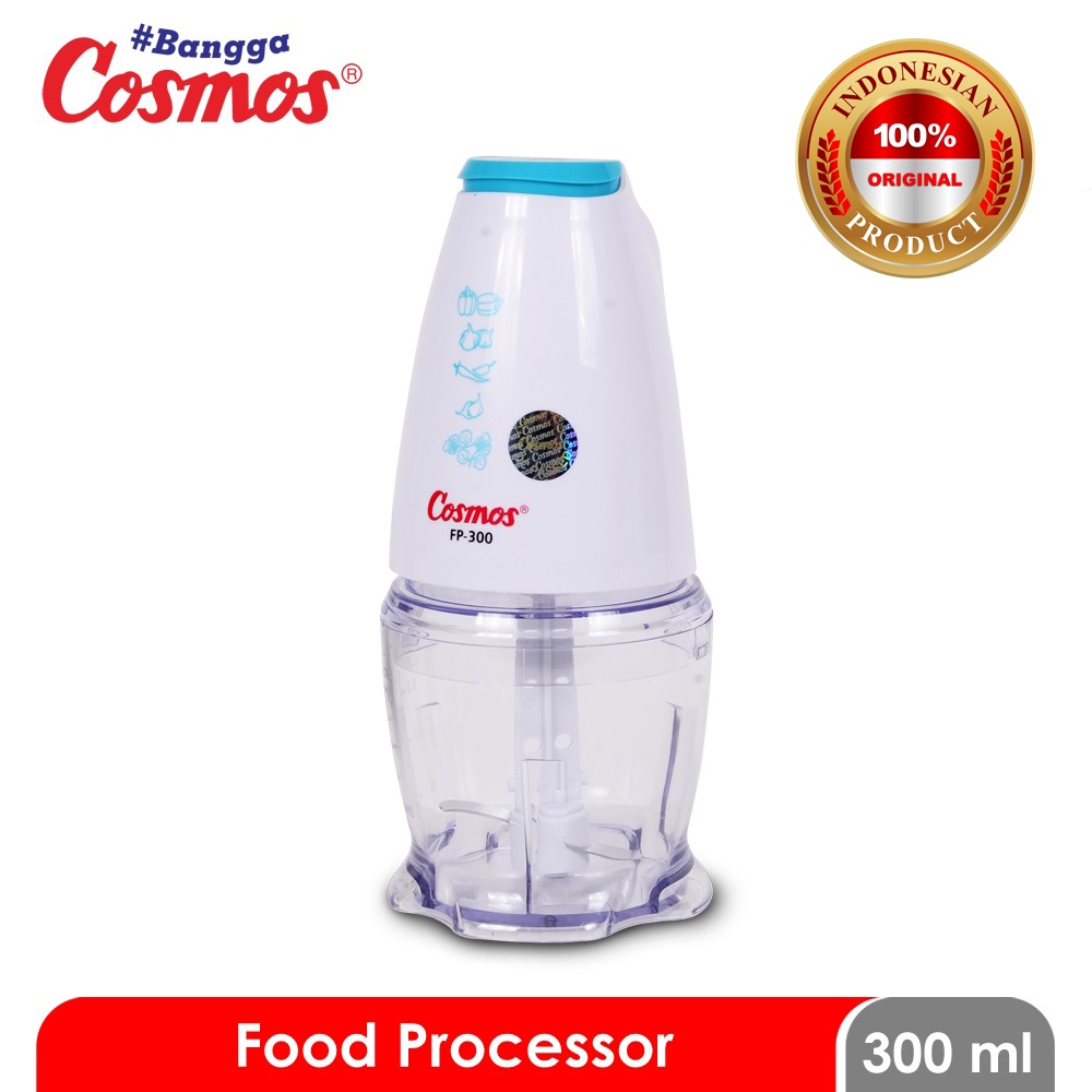 Blender Mini Cosmos FP 300 Food Processor Speed