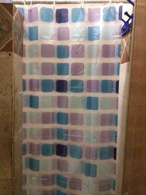 Paket Tiang Tirai + Tirai Kamar Mandi Promo