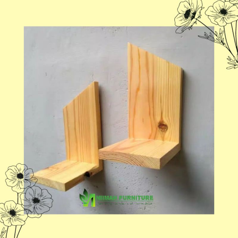Rak Tanaman Gantung/ Dekorasi Dinding / Tempat Pot Bunga / Rak Cupang