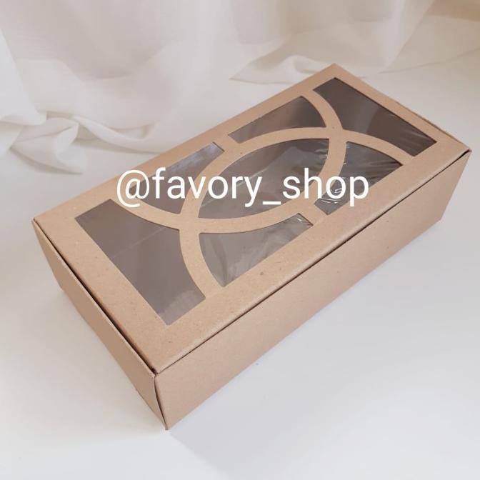 

Terhot! Cake Box 12X24 Brown Kraft / Packaging Kue / Kemasan Kue / Gift Box