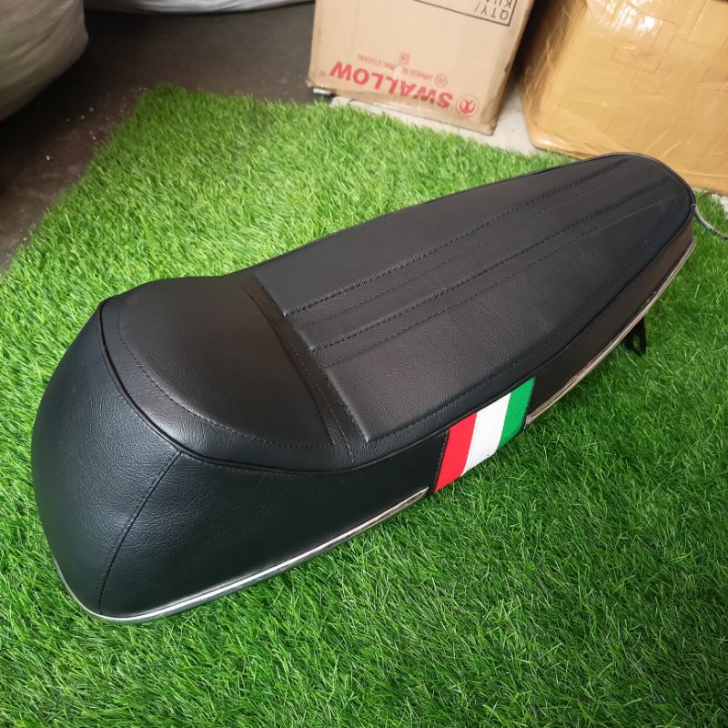 Jok panjang jok racing caferacer vespa super sprint vbb bajaj