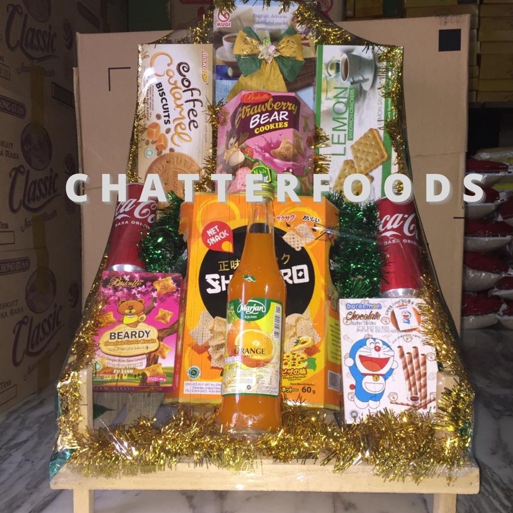 

Parcel Makanan dan Minuman Edisi Idul Fitri / Lebaran /Hampers Makanan