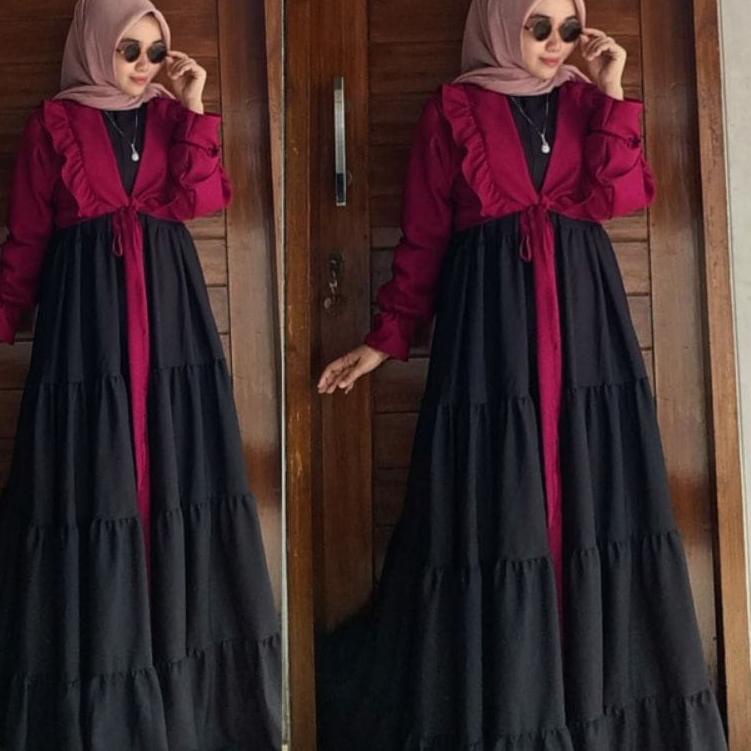 ambrosia set / ambrosia/ gamis/ gamis wanita / gamis dewasa / gamis masa kini / gamis shakila / sete