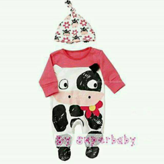 Baby Romper Cute Cow