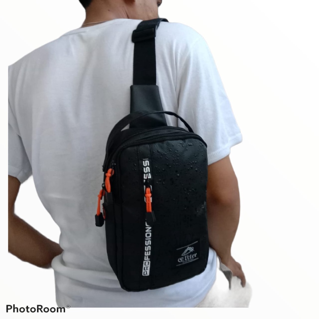 Slingbag Pria Anti Air Selempang Tas Handbag Kulit Bimo