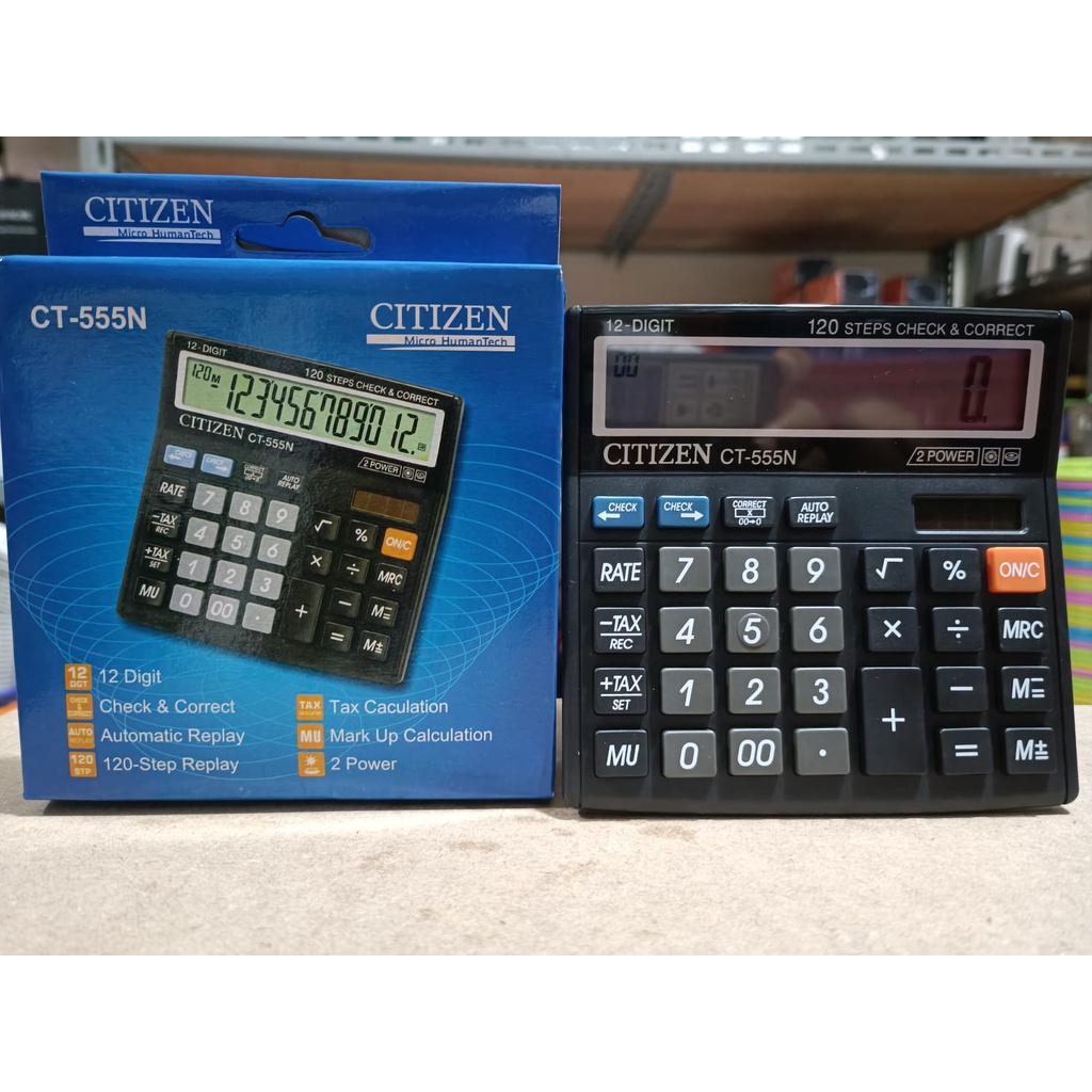 Kalkulator Citizen CT 555N 12 Digit Kualitas Terbaik