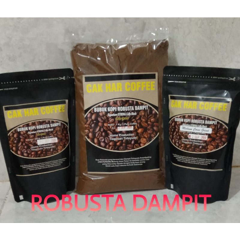 

kopi ROBUSTA Dampit..signature STRONG coffee black