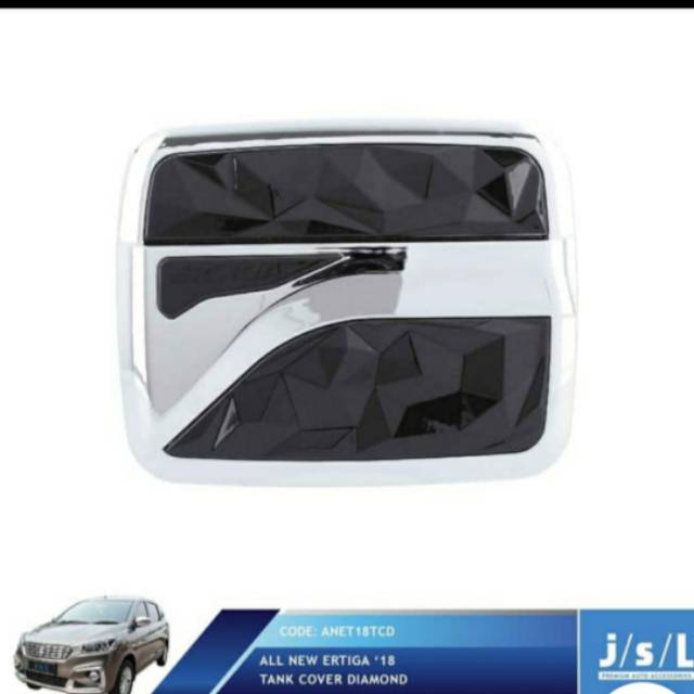 Tank cover/ tutup tangki mobil all new Ertiga 2018 model diamond jsl