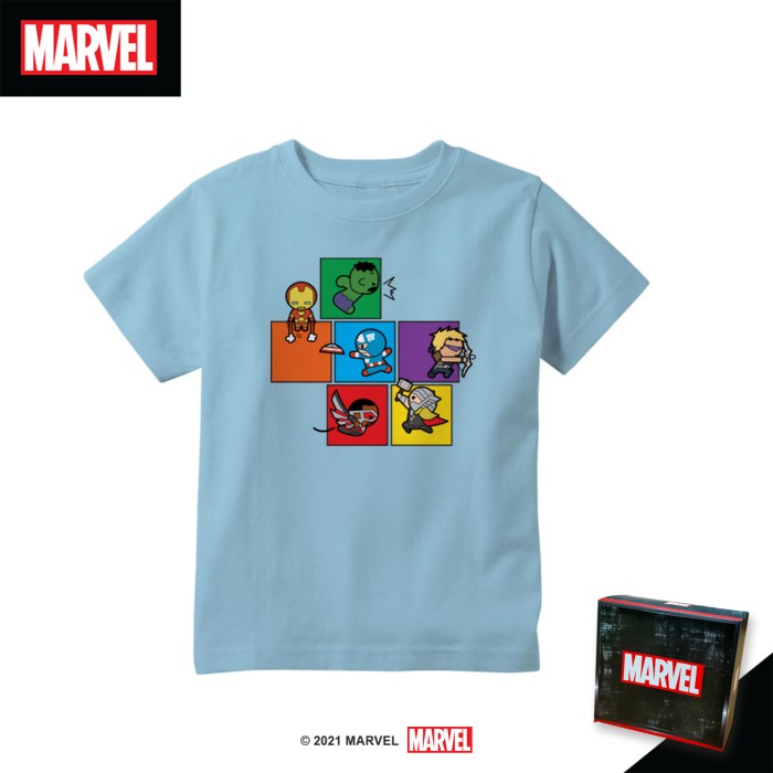 Marvel Kids Tshirt / Kaos Anak Kawaii Avengers MKW158