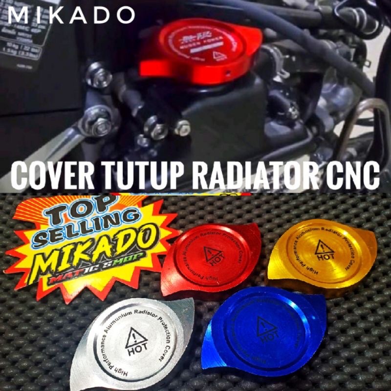 cover tutup cap radiator MOBIL &amp; MOTOR CNC cover tutup radiator vario pcx nmax aerox ninja adv HRC universal COVER TUTUP RADIATOR VARIO 110 125 150 PCX CNC NINJA HRC WARNA TUTUP HUGGER AIRBLADE NMAX AEROX LEXI / cap radoator cover tutup radoator cap mugen