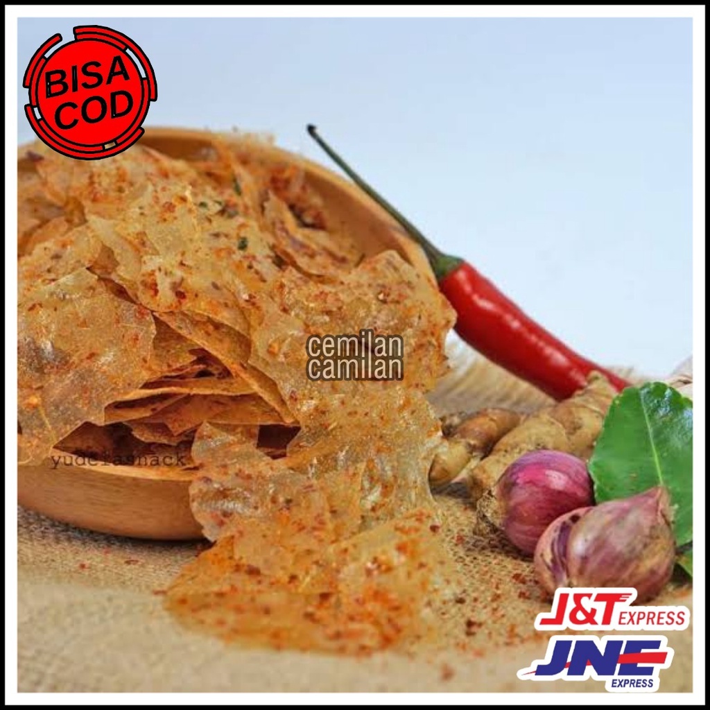 

Snack Kiloan Kripca Keripik kaca 250 Gram cemilan pedas camilan pedas Jajanan jadul snack zaman now
