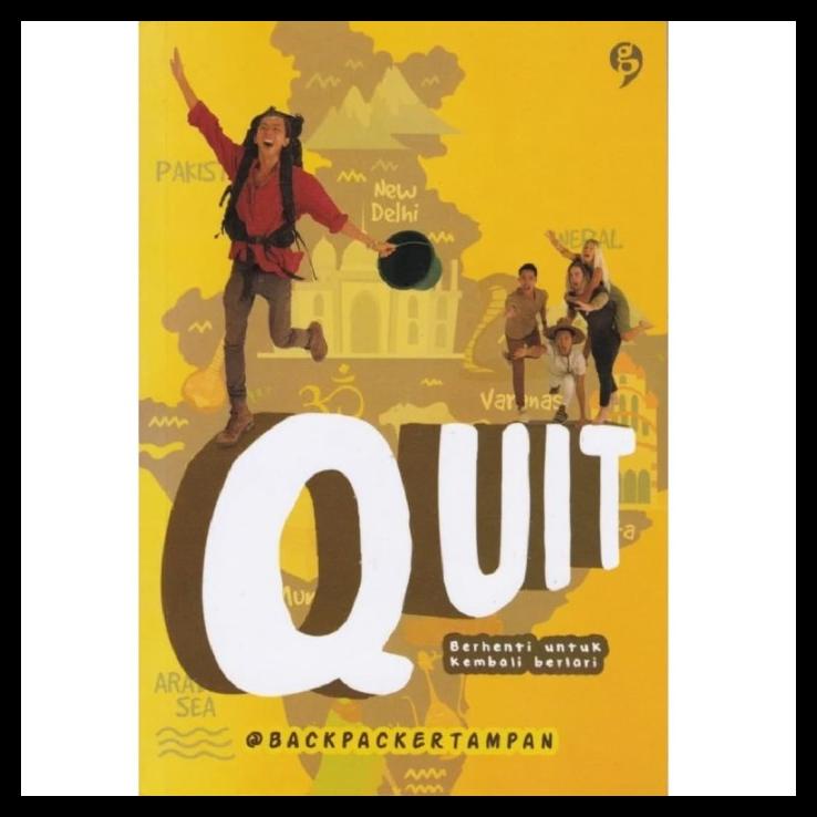 

TERBARUU!! Buku QUIT Berhenti Untuk Kembali Berlari Oleh Backpackertampan COD