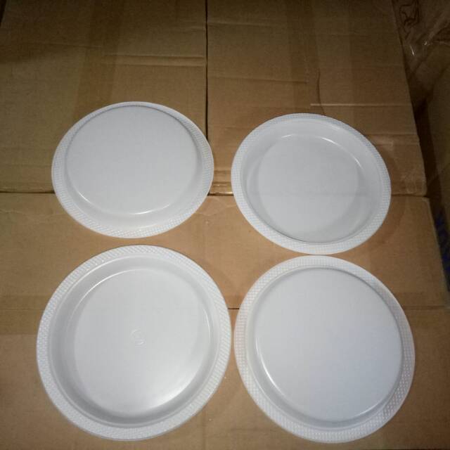 PIRING PLASTIK BESAR PIRING ACARA PIRING MAKAN PIRING PESTA UKURAN 9 Inch