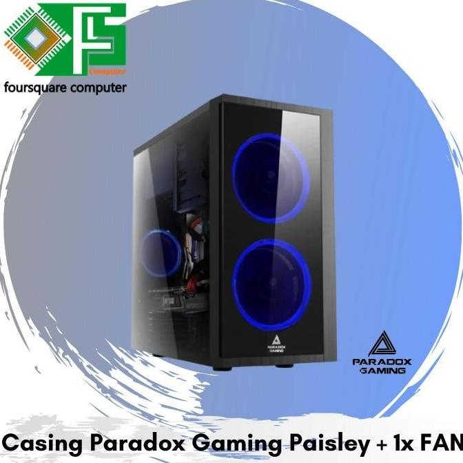 PC CASING PARADOX GAMING PAISLEY | CASING GAMING | CASING PC | CASING DFG64651E