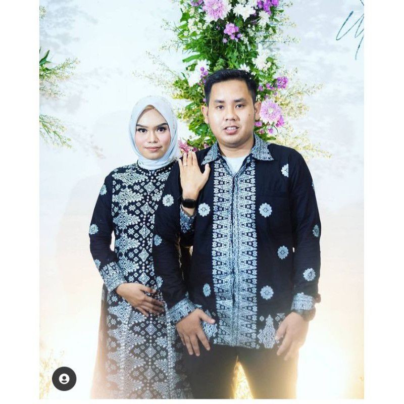 set songket Palembang-baju kondangan