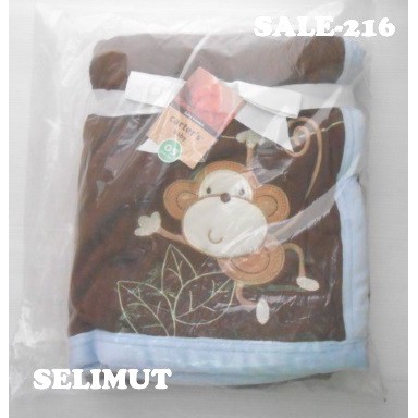 SALE Selimut Monyet Biru (sale-216)