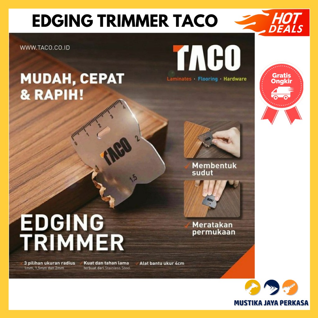 Taco Edging Trimmer Taco HPL Bukan Manual Besi
