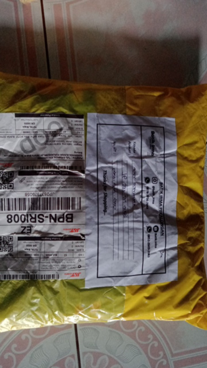 Tunik Batik Irma Premium Motif Bunga Sepatu Jaya