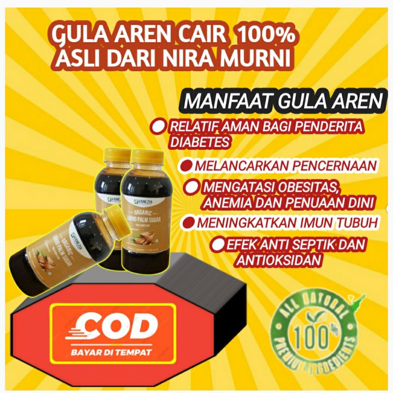 

(COD) GULA AREN CAIR MURNI LIQUID PALM SUGAR GULA AREN ORGANIK