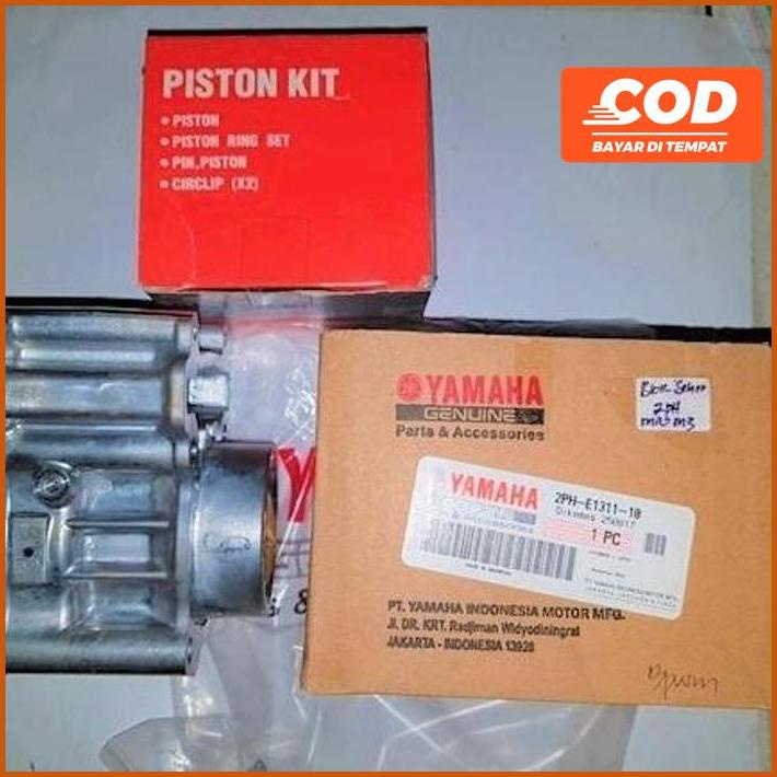 Sparepart Mobil Blok Seher & Blok Mesin Mio M3 Set Piston Original Yamaha