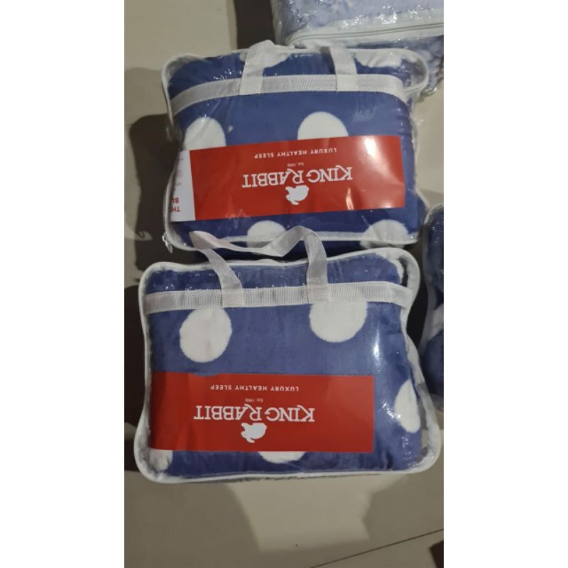 KING RABBIT SELIMUT,Selimut King Rabbit,Blanket,Original Termurah