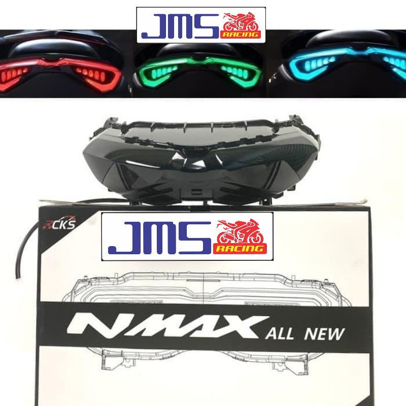 lampu stop lamp belakang yamaha nmax new 155 2020 dan 2021 cks rgb pnp