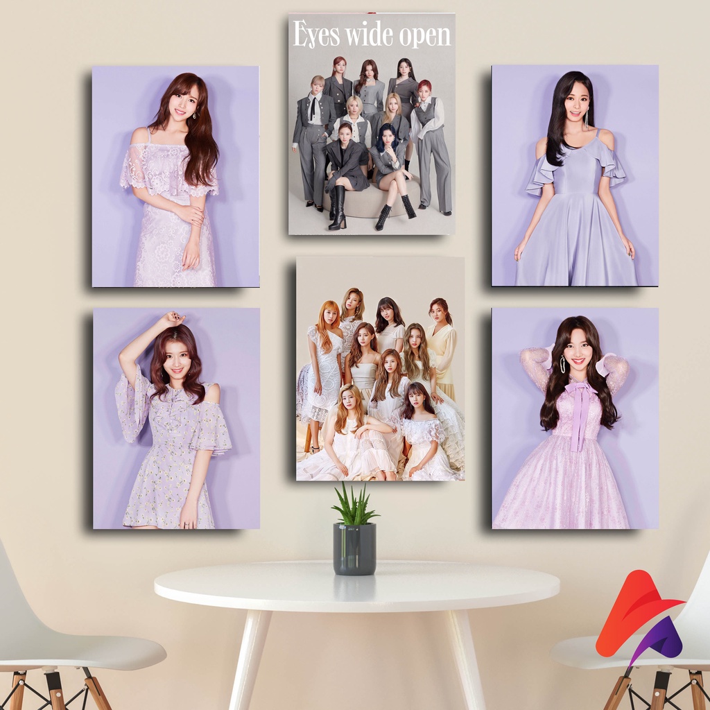 APOLITO (15X20 CM) HIASAN DINDING TWICE WALLDECOR PAJANGAN POSTER HIASAN KAMAR DEKORASI KAYU KPOP TWICE