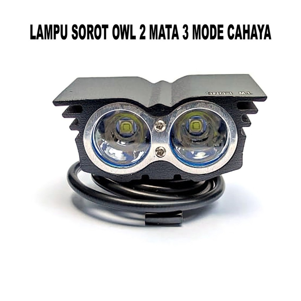 LAMPU TEMBAK OWL 2 MATA LAMPU TEMBAK SOROT LED OWL MINI 20 WATT CEE 2 MATA 3 MODEL ULRTAFIRE 12 VOLT