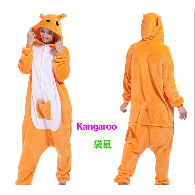 BAJU ONESIE KOSTUM KANGURU KANGROO COSPLAY PIYAMA BAJU TIDUR